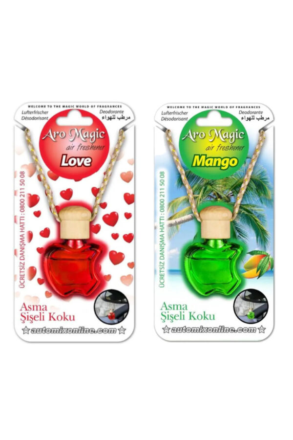 Aro Magic Love & Mango Araç Kokusu – 2’li Paket | Tatlı ve Meyvemsi Ferahlık