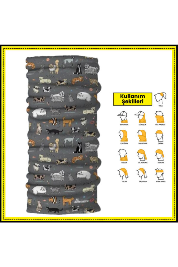 Motorcular İçin Boyunluk Balaclava Bandana - Friends
