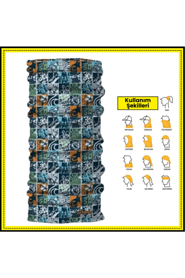 Motorcular İçin Boyunluk Balaclava Bandana - Human