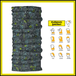 Motorcular İçin Boyunluk Balaclava Bandana - Alien