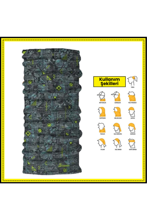 Motorcular İçin Boyunluk Balaclava Bandana - Alien