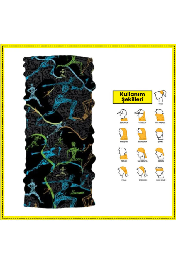 Motorcular İçin Boyunluk Balaclava Bandana - Run