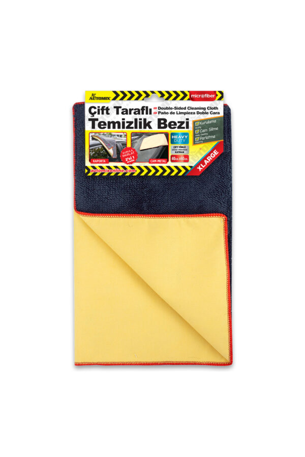 Çift Taraflı Profesyonel Mikrofiber Bez 50x40 cm