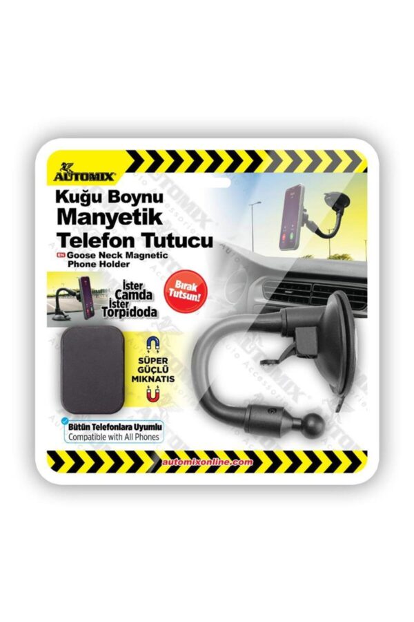Kuğu Boynu Manyetik Telefon Tutucu
