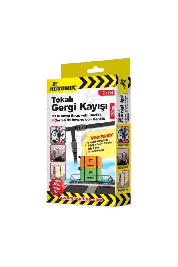 Tokalı Gergi Kayışı 250 cm - 2 Adet