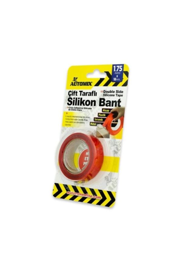 Çift Taraflı Silikon Bant 18mmx1.75mt