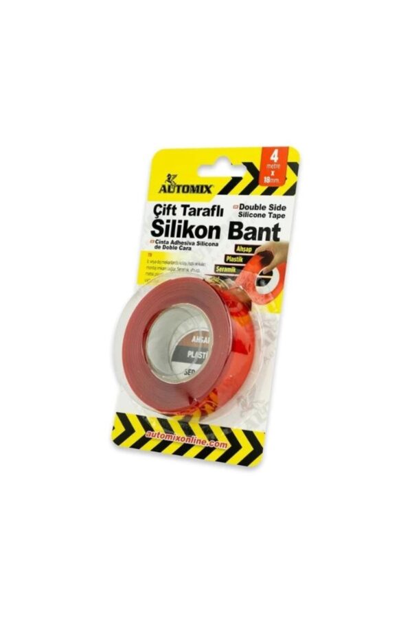 Çift Taraflı Silikon Bant 18mmx4mt