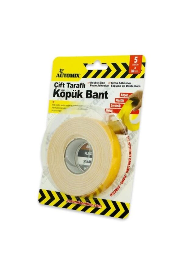Çift Taraflı Köpük Bant 18mmx5mt